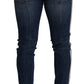 Slim Fit Blue Washed Denim Jeans