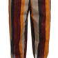 Elegant Striped Skinny Trousers