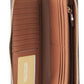 Jet Set Travel Large Brown Signature Continental Wristlet Wallet