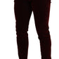 Bordeaux Slim Fit Skinny Jeans