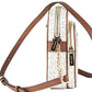 Jet Set Medium Vanilla PVC North South Chain Crossbody Handbag