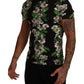 Elegant Floral Crewneck Tee for Men