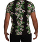 Elegant Floral Crewneck Tee for Men