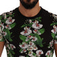 Elegant Floral Crewneck Tee for Men