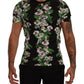 Elegant Floral Crewneck Tee for Men