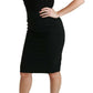 Elegant Black Lace Sleeveless Bodycon Dress