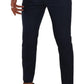 Elegant Dark Blue Slim-Fit Dress Pants