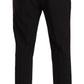 Elegant Cropped Wool Stretch Pants