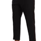 Elegant Cropped Wool Stretch Pants