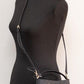 Mercer Small Black Signature Leather Bucket Crossbody Handbag Purse