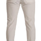 Elegant Slim Fit Cotton Trousers