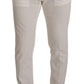 Elegant Slim Fit Cotton Trousers