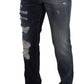 Chic Tattered Denim Jeans