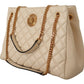 Elegant Quilted Nappa Leather Tote