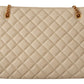 Elegant Quilted Nappa Leather Tote