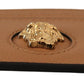 Elegant Medusa Calf Leather Card Holder