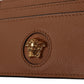 Elegant Medusa Calf Leather Card Holder