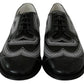 Elegant Black and White Derby Shoes