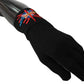 Elegant Black Virgin Wool Gloves