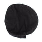 Sleek Black Newsboy Cap