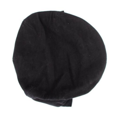 Sleek Black Newsboy Cap