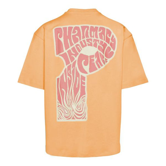 Orange Cotton Men's T-Shirt