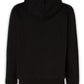 Stunning Hooded Black Cotton Sweatshirt