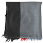 Elegant Gray Italian Cotton Scarf