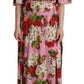 Enchanting Floral Silk Maxi Dress