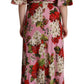 Enchanting Floral Silk Maxi Dress