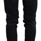 Chic Black Washed Skinny Jeans for Her