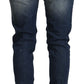 Chic Blue Washed Skinny Denim Serenade