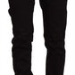 Chic Black Low Waist Skinny Jeans