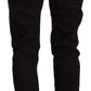 Chic Black Low Waist Skinny Jeans