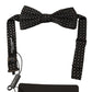 Elegant Silk Black Fantasy Bow Tie