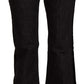 Sleek Mid Waist Bootcut Designer Jeans