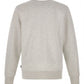 Elegant Grey Round Neck Cotton Sweatshirt