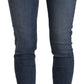 Chic Slim Fit Blue Washed Jeans