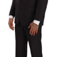 Sleek Grey 2-Piece Mens Suit with Notch Lapels