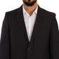 Sleek Grey 2-Piece Mens Suit with Notch Lapels