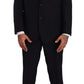 Elegant Black Two-Piece Suit Ensemble