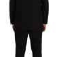 Elegant Two-Piece Black Suit Ensemble