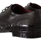 Elegant Calfskin Derby Oxford Wingtips