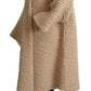 Elegant Beige Cashmere Overcoat Jacket