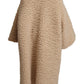 Elegant Beige Cashmere Overcoat Jacket