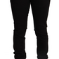 Elegant Slim Fit Black Denim Jeans