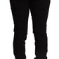 Elegant Slim Fit Black Denim Jeans