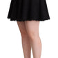 Elegant Knitted A-Line Mini Skirt