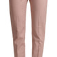 Elegant Pink Tapered Pants for Sophisticated Style