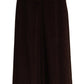 Chic Bordeaux High-Waisted Corduroy Pants